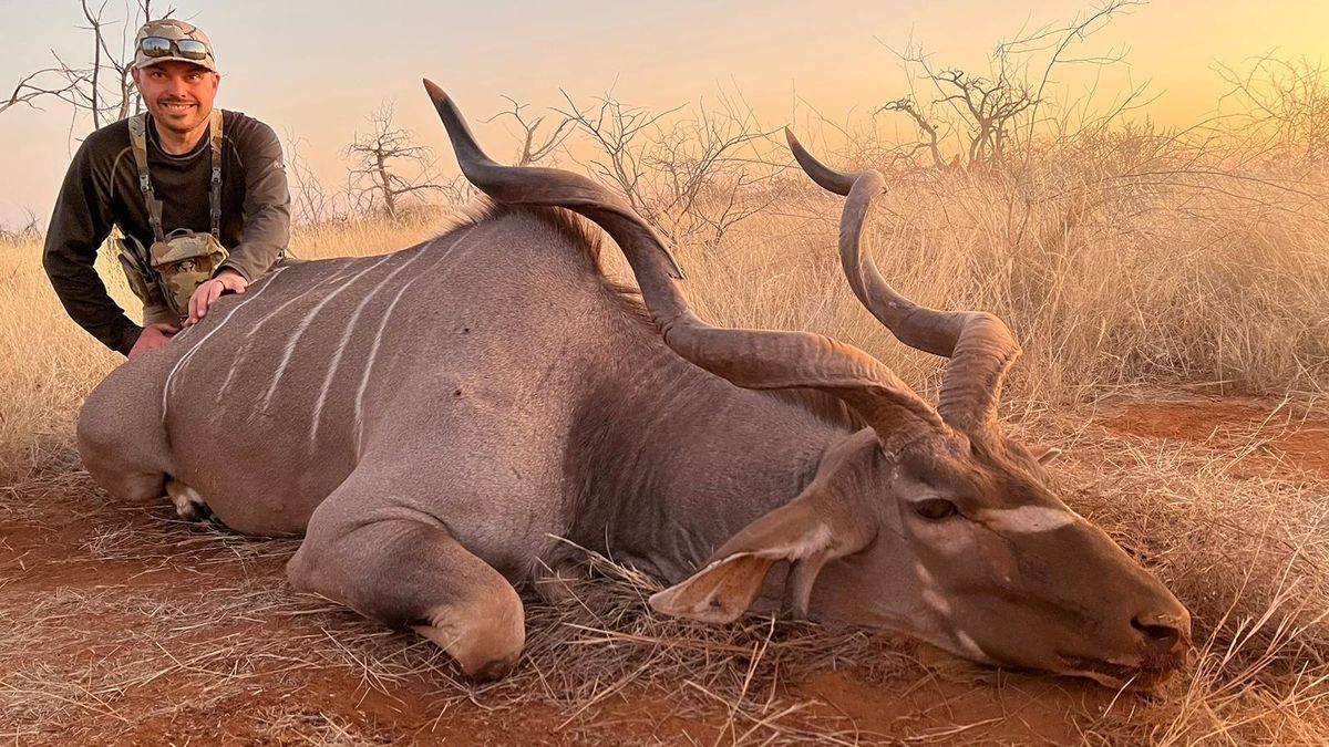 Kudu Trophy at Sunset